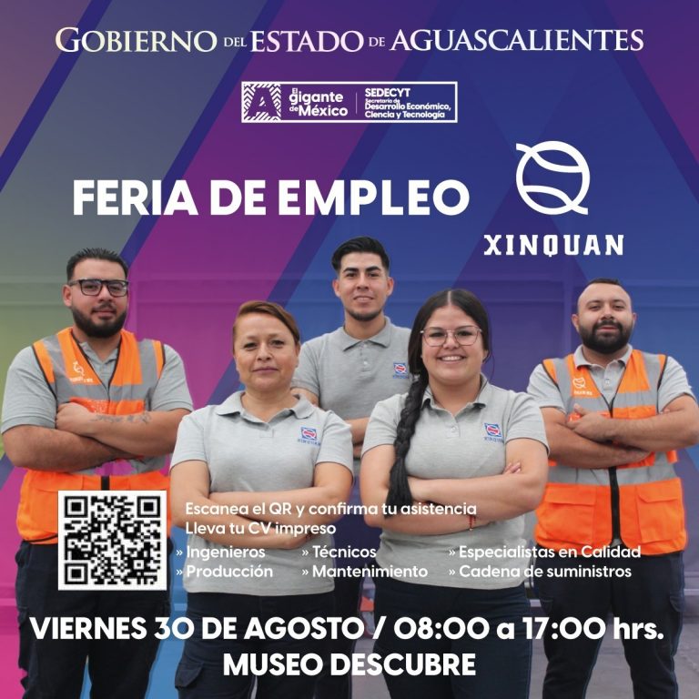 FERIA DE EMPLEO PARA XINQUAN OFRECERÁ OPORTUNIDADES CON SUELDOS DE HASTA 35 MIL PESOS