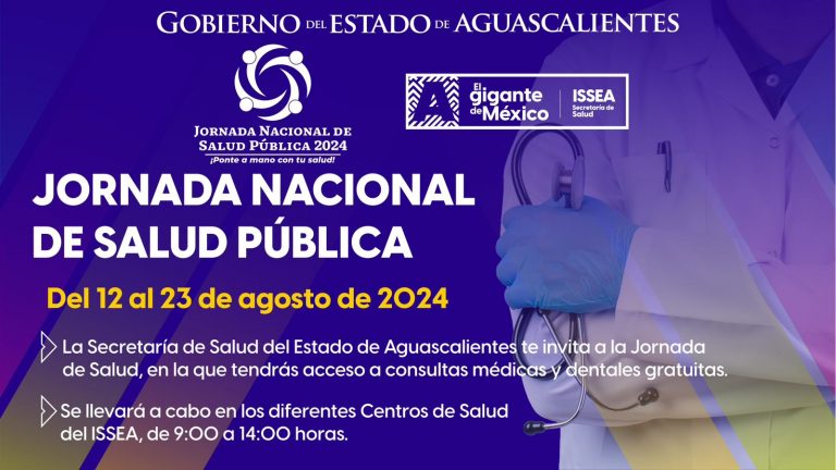 ANUNCIAN SERVICIOS MÉDICOS GRATUITOS DEL 12 AL 23 DE AGOSTO EN LOS CENTROS DE SALUD