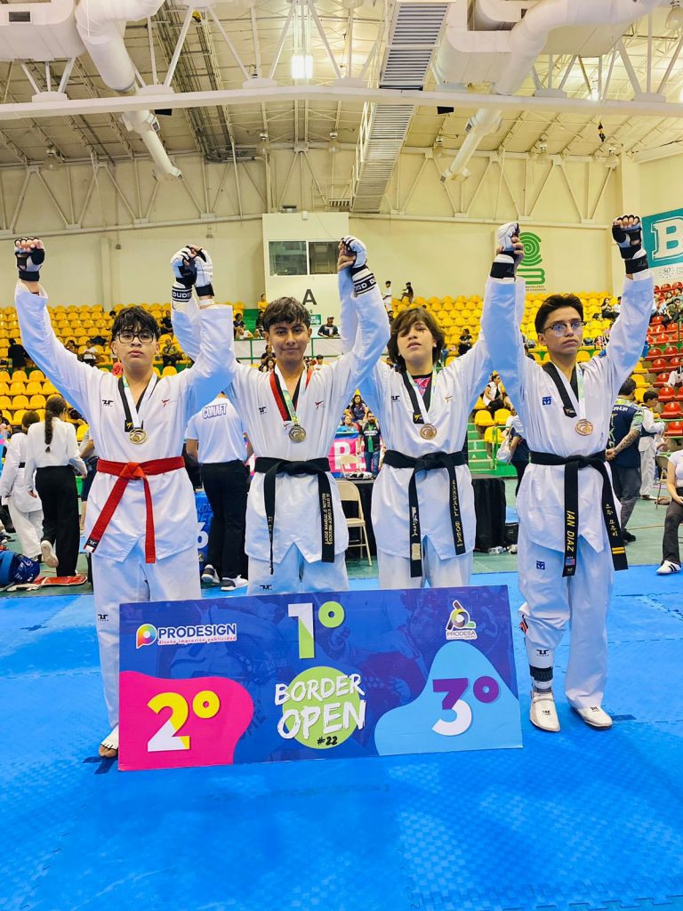 AGUASCALIENTES CONQUISTA 9 MEDALLAS EN EL ABIERTO DE LA FRONTERA DE TAEKWONDO