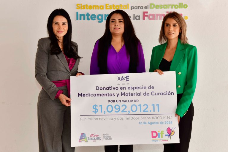 EL DIF ESTATAL RECIBE DONATIVO EN  BENEFICIO DE LA SALUD DE LAS PERSONAS QUE MÁS LO NECESITAN 