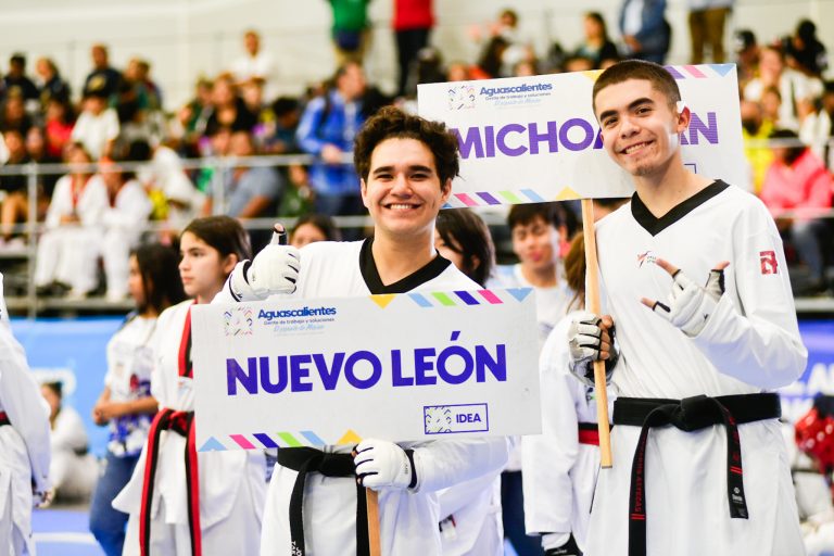 CON 5 MIL ATLETAS PROVENIENTES DE TODO EL PAÍS, TERE JIMÉNEZ INAUGURA EL NACIONAL DE TAEKWONDO