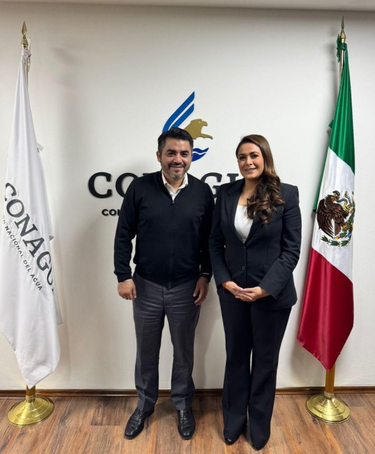 SE REÚNE TERE JIMÉNEZ CON EFRAÍN MORALES LÓPEZ, DIRECTOR GENERAL DE LA COMISIÓN NACIONAL DEL AGUA